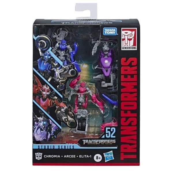 Studio Series Offical Box Images Soundwave, Arcee, Chromia, Elita 1, WWII Hot Rod Transformers  (1 of 3)